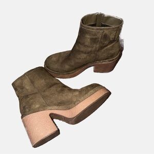UNIONBAY Scarsdale Platform Suede Ankle Boots